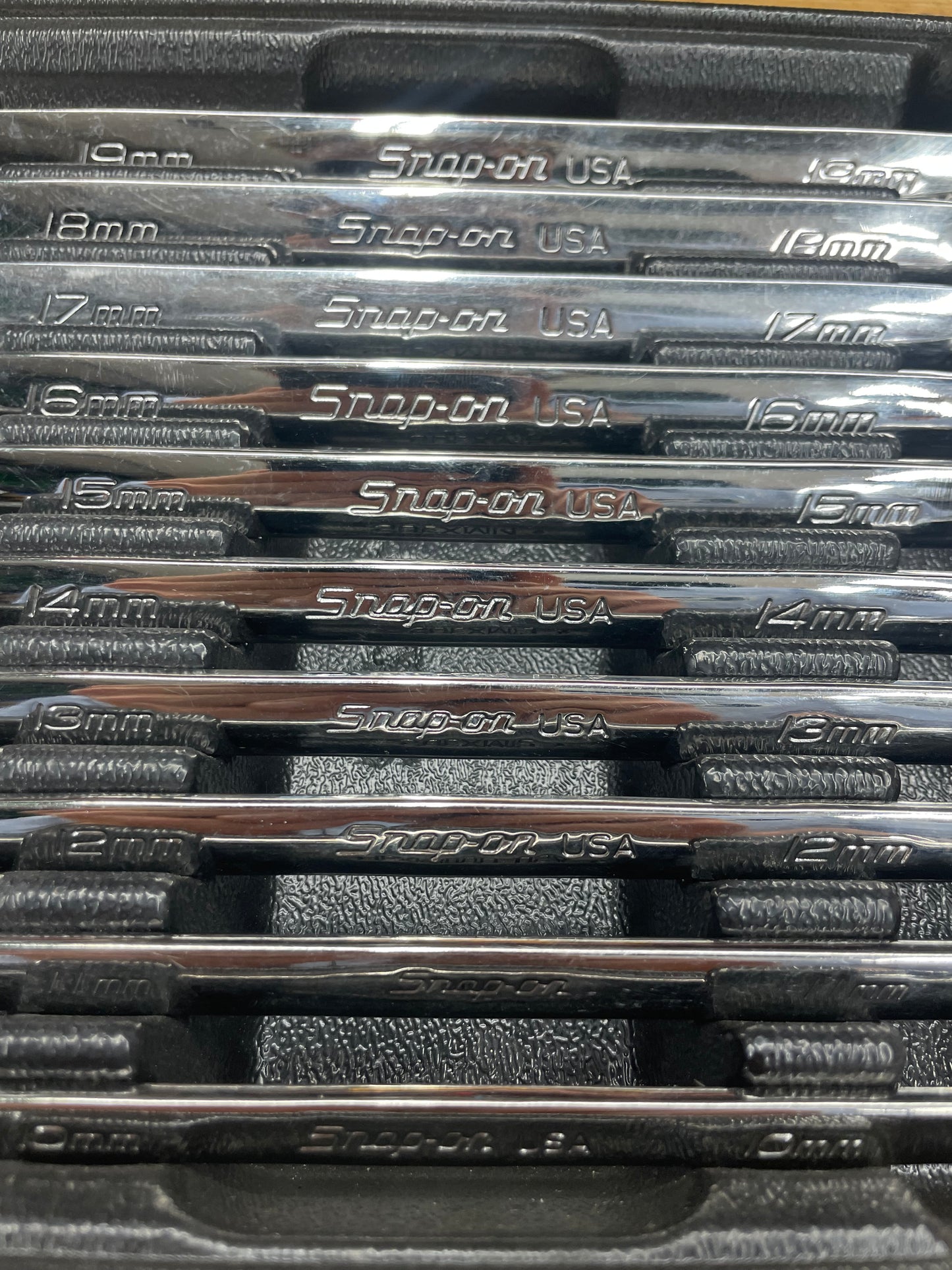 Snap On Metric Combo Wrench Set FD+ 10pc USA SOEXM710