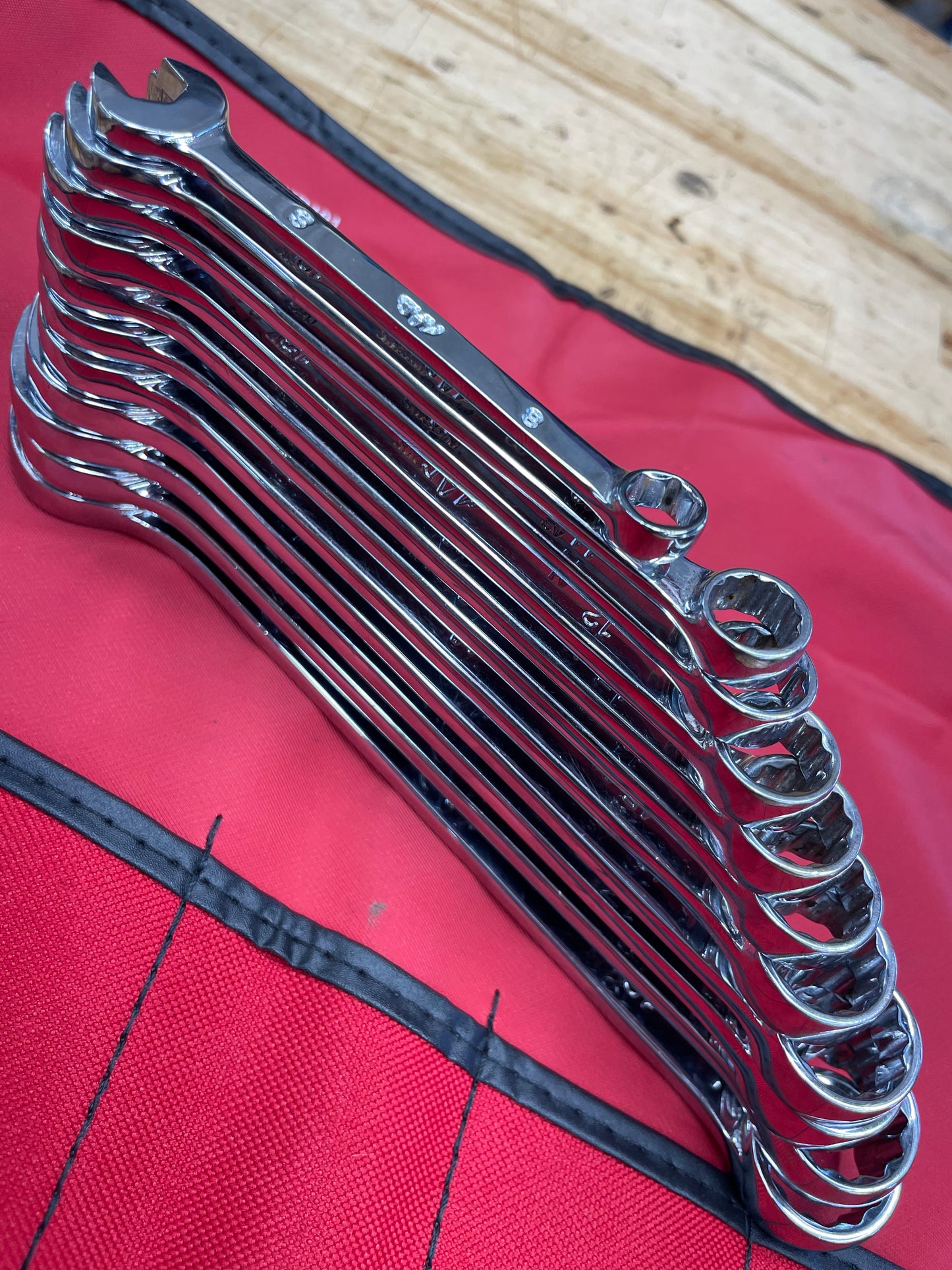 Mac Metric Short Pattern Combo Wrench Set 10pc 10-19mm USA