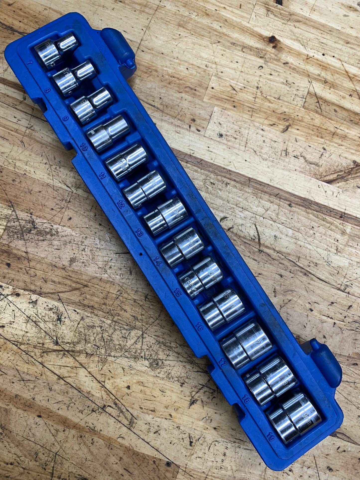 Blue Power by Cornwel 3/8” Metric Shallow Socket Set CBP2M