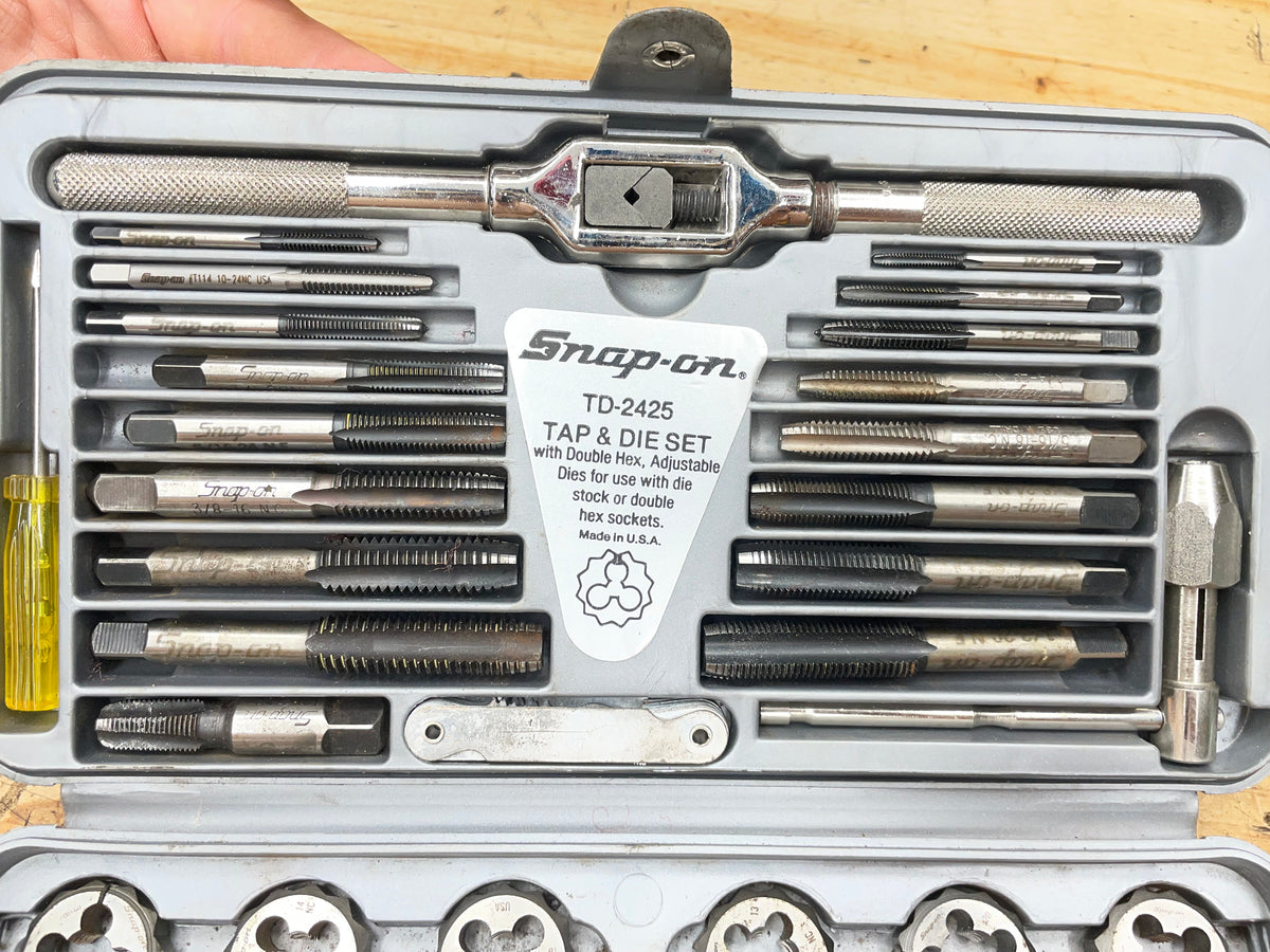 Snap On SAE Tap and Die Set COMPLETE USA TD2425