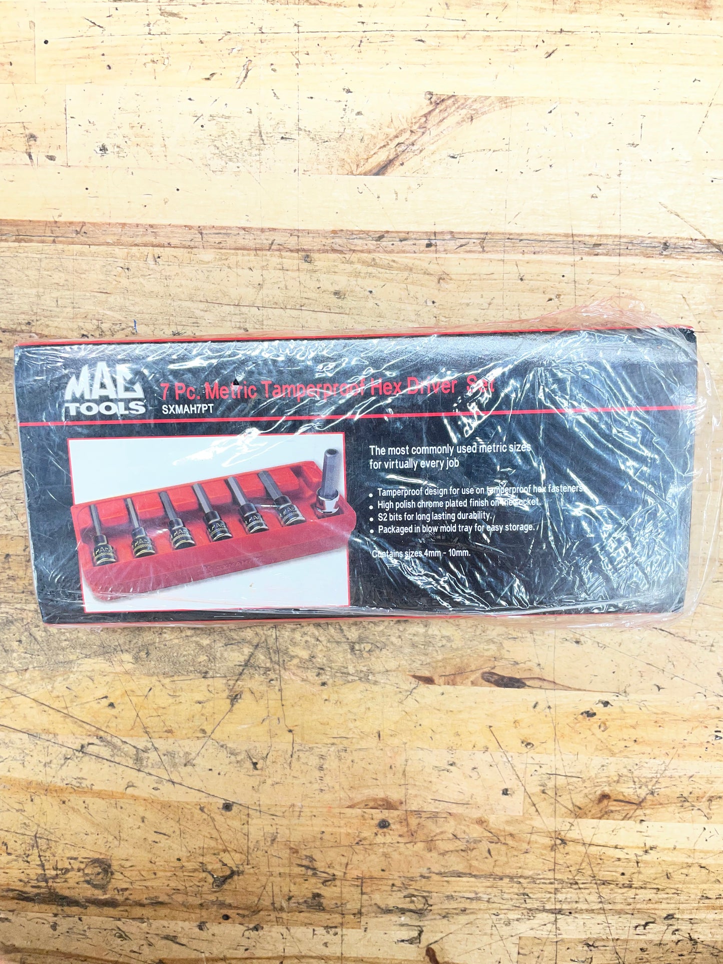 Mac Tools Metric Tamperproof Hex Bit Socket Set  SXMAH7PT