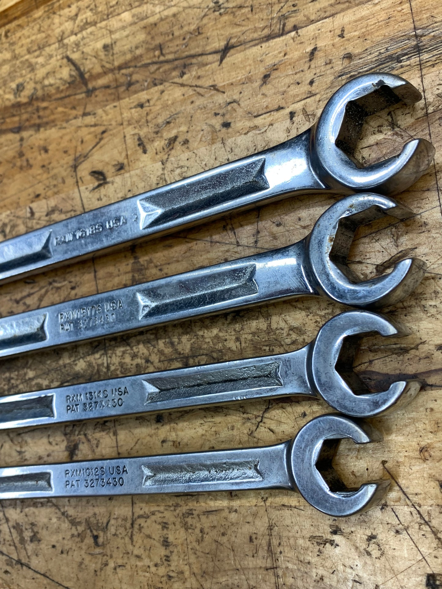 Snap On Metric Flare Wrench Set 4pc USA