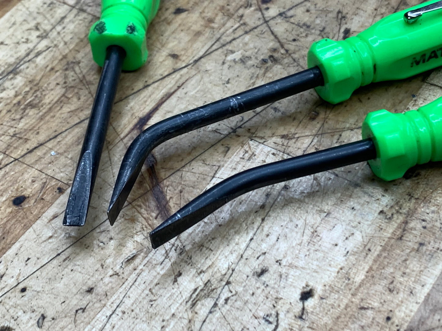 Matco Green Mini Pocket Prybar Set PPG3K
