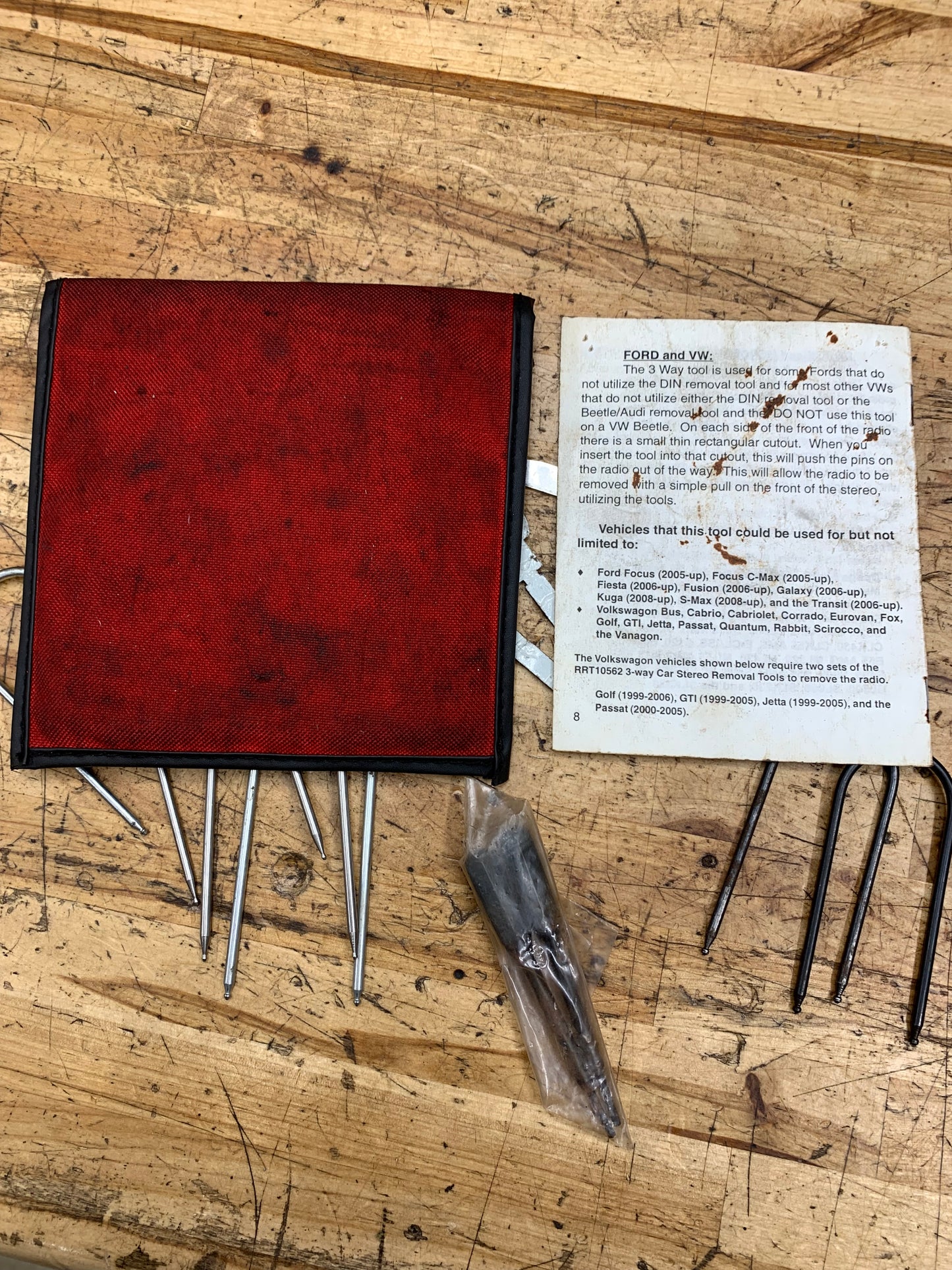 Snap On Car Stereo Removal Kit RRT105