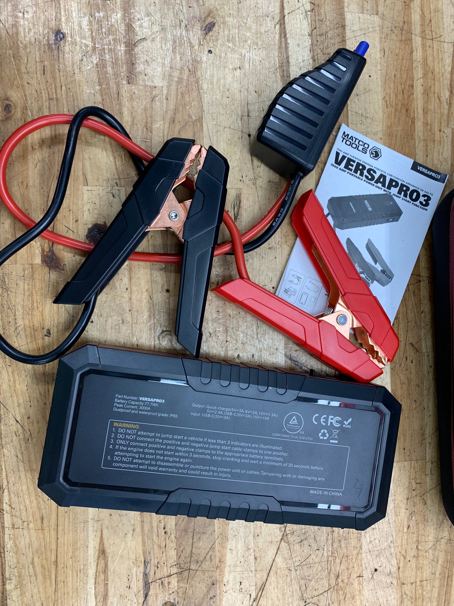 Matco Lithium Battery Jump Pack VERSAPRO3