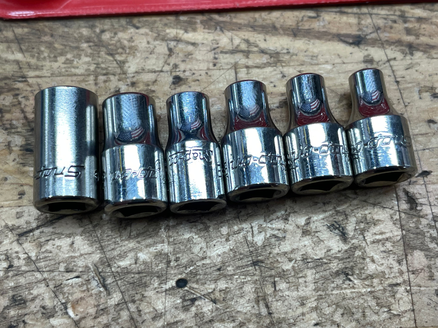 Snap On 1/4" E-Torx Shallow Socket Set 6pc USA 106TLE
