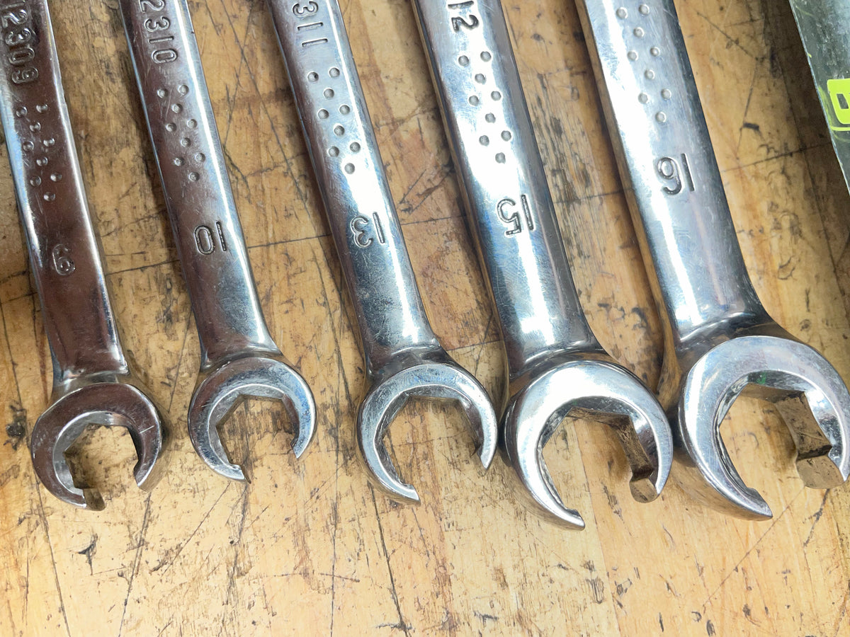 Expert Metric Flare Wrench Set 5pc 9-19mm E112503