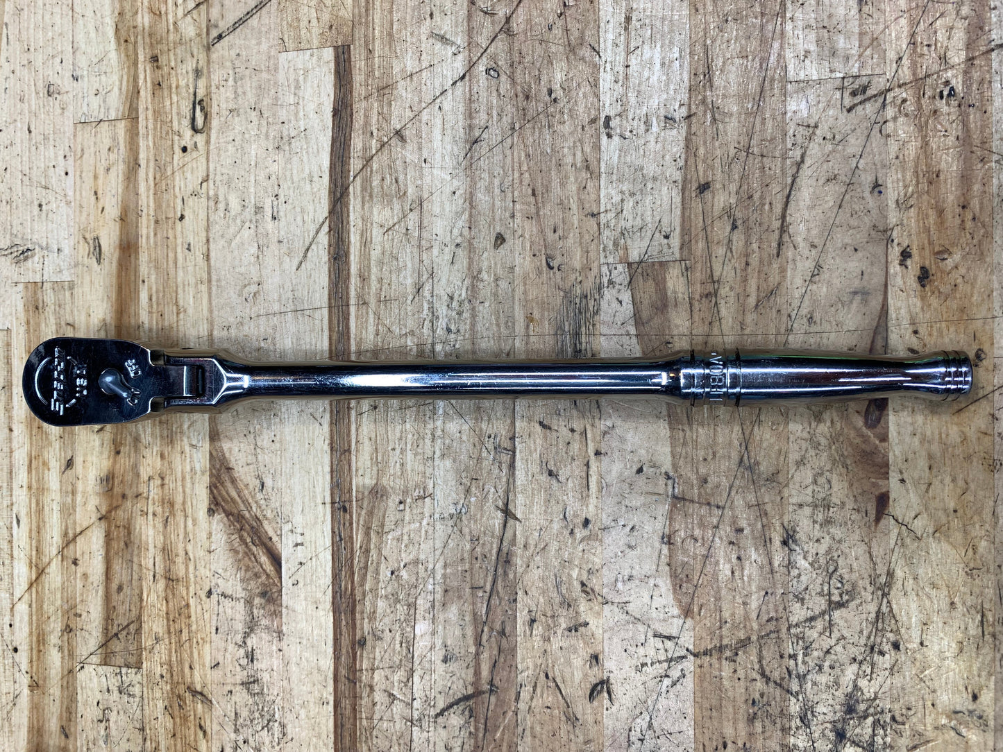 Snap On 3/8” Flex Head Chrome Ratchet FLF80A USA