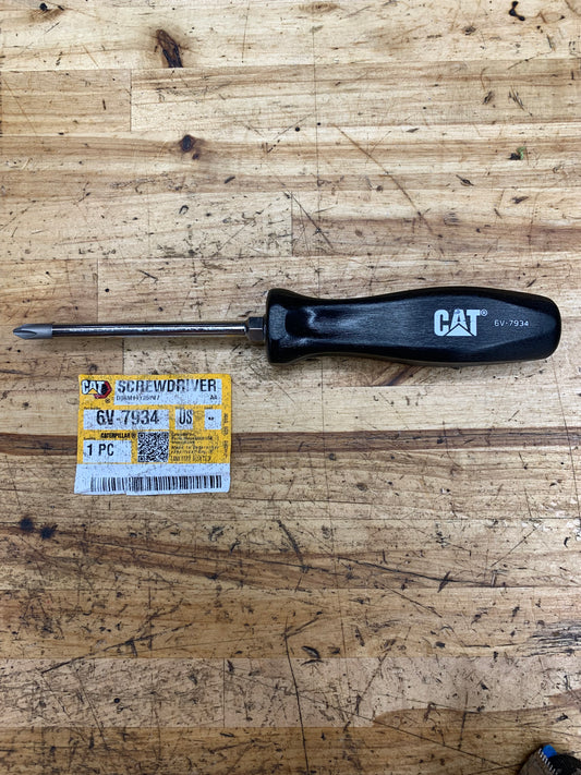 CAT No.2 Phillips Screwdriver Hard Handle USA 6V-7934