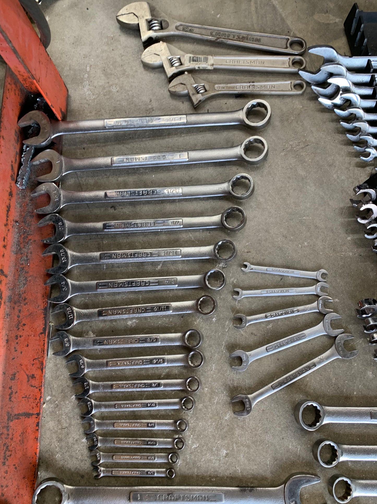 100% USA Craftsman Massive Tool Lot 13 COMPLETE WRENCH SETS SAE & Metric 196Pc
