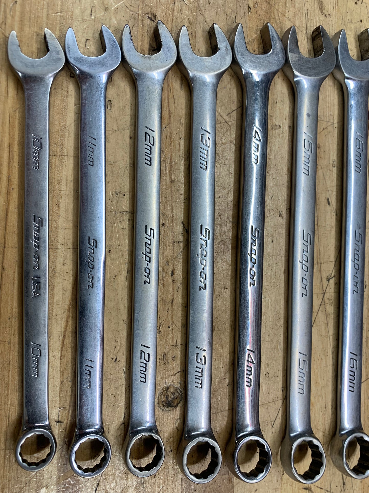 Snap On Metric Combo Wrench Set 10-22mm