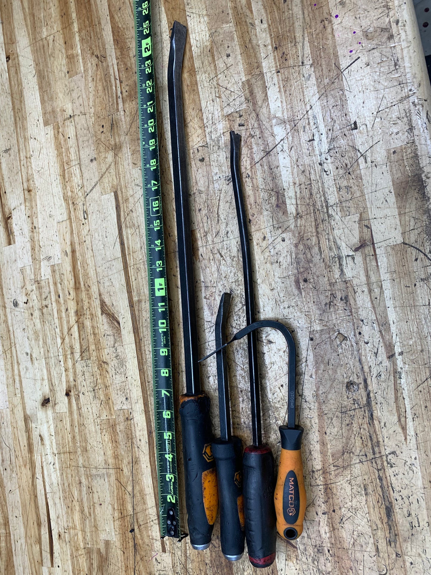 Matco / Mac Tools Prybar Set 4pc
