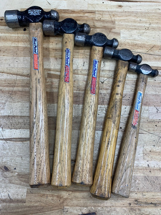Blue Point Ball Peen Hammer Set 5pc Set USA
