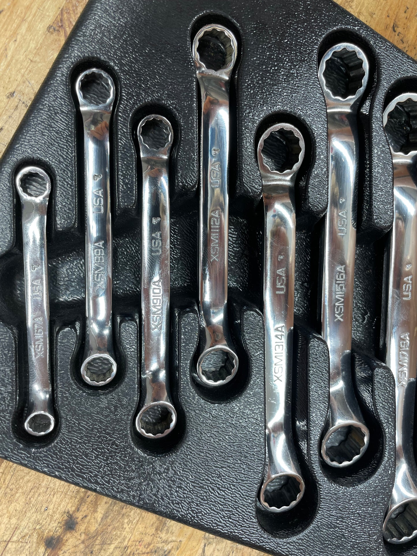 Snap On Metric Short Pattern 8pc Box Wrench Set 6-20mm USA XSM608A