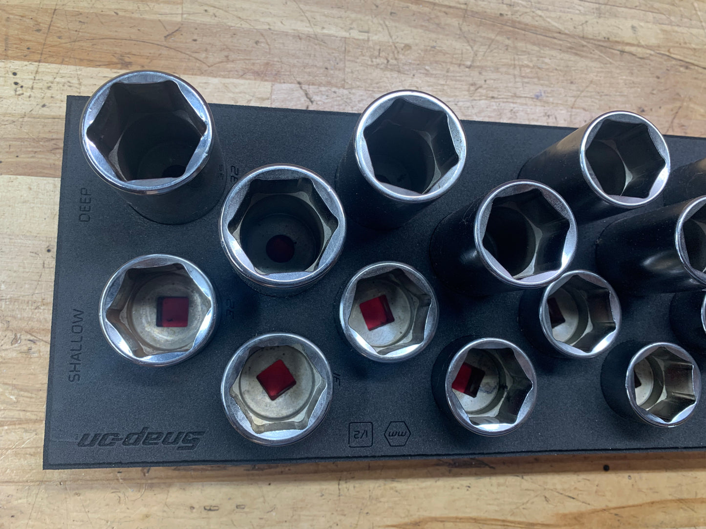 Snap On 46pc 1/2” master socket set metric 346TSWMFR