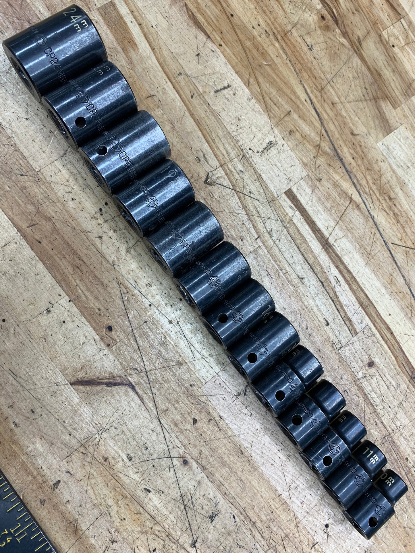 Matco 1/2” Metric Shallow Impact Socket Set 10-24mm 13pc