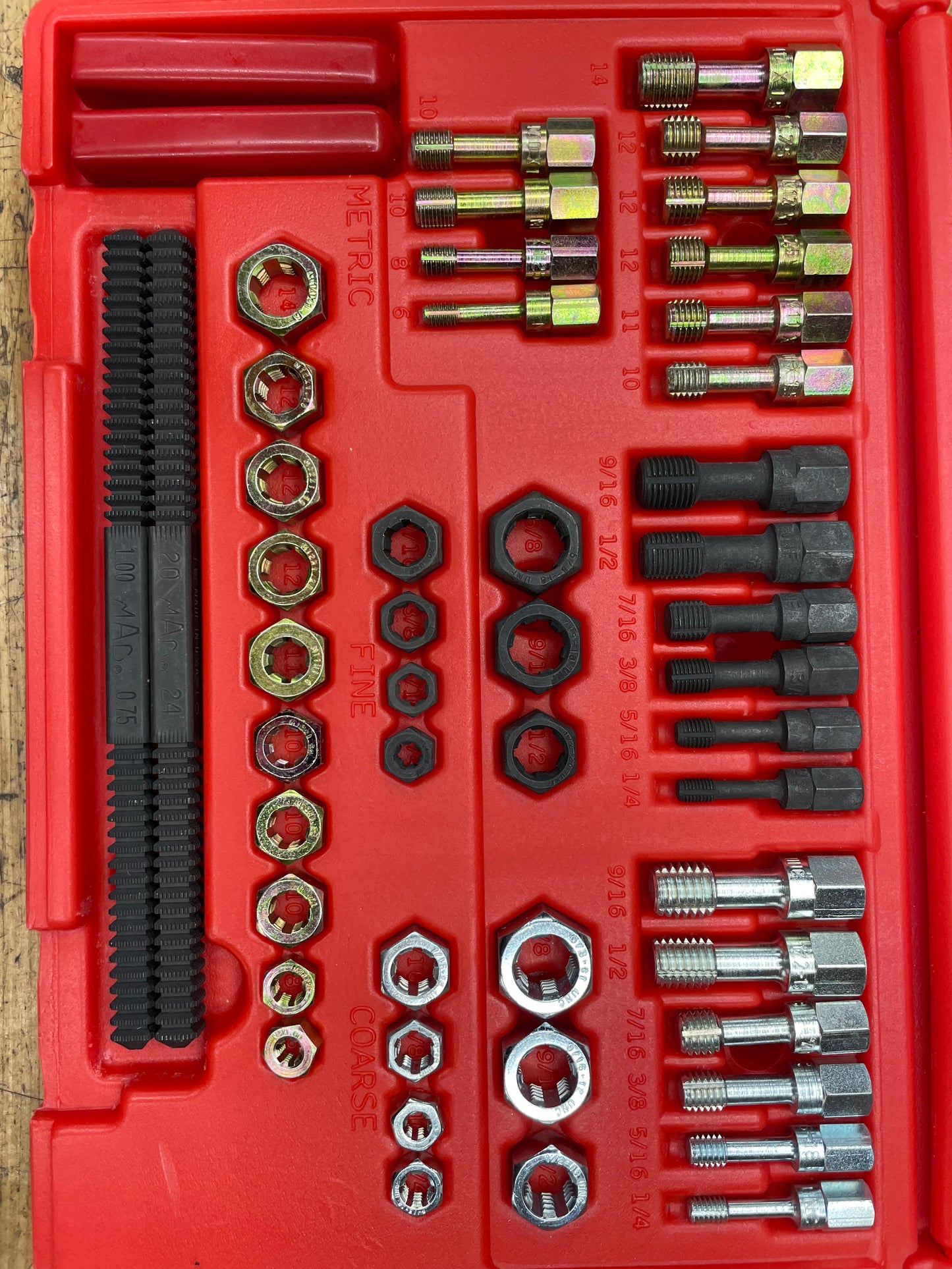 Mac Tools 48pc. Rethreading Set BRAND NEW USA TRCOMBO-48