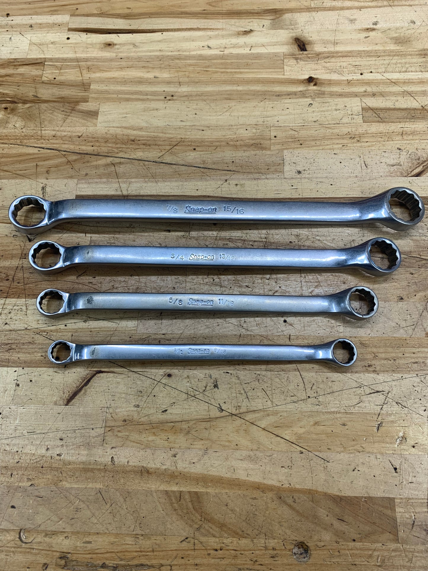 Snap On SAE Offset Box Wrench set 4pc