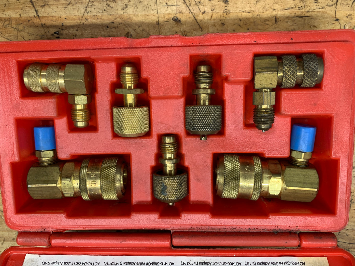 Blue Point Air Conditioning Adaptor Set USA ACT600A