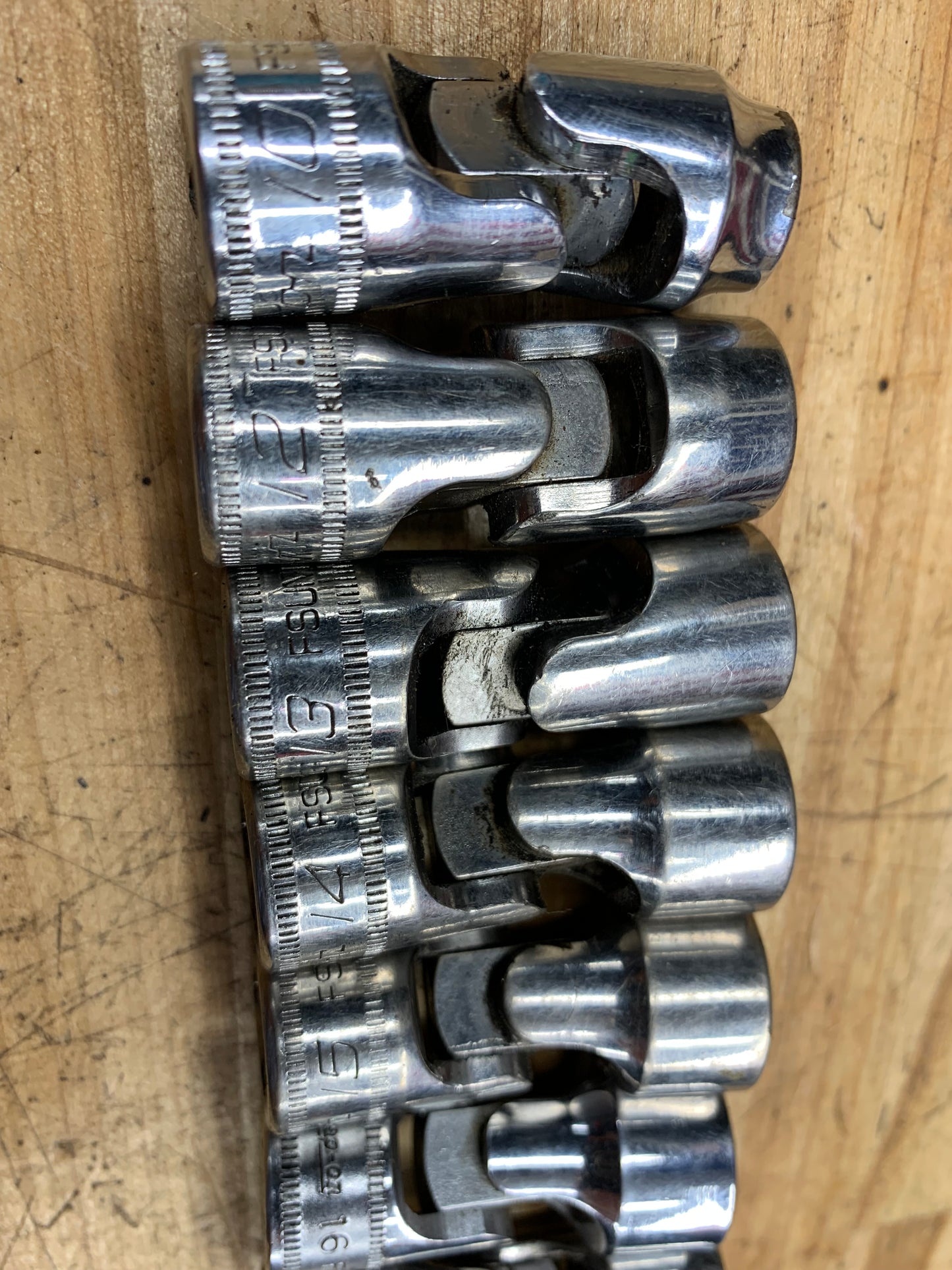 Snap On Metric 3/8” Swivel Universal Socket Set 7pc