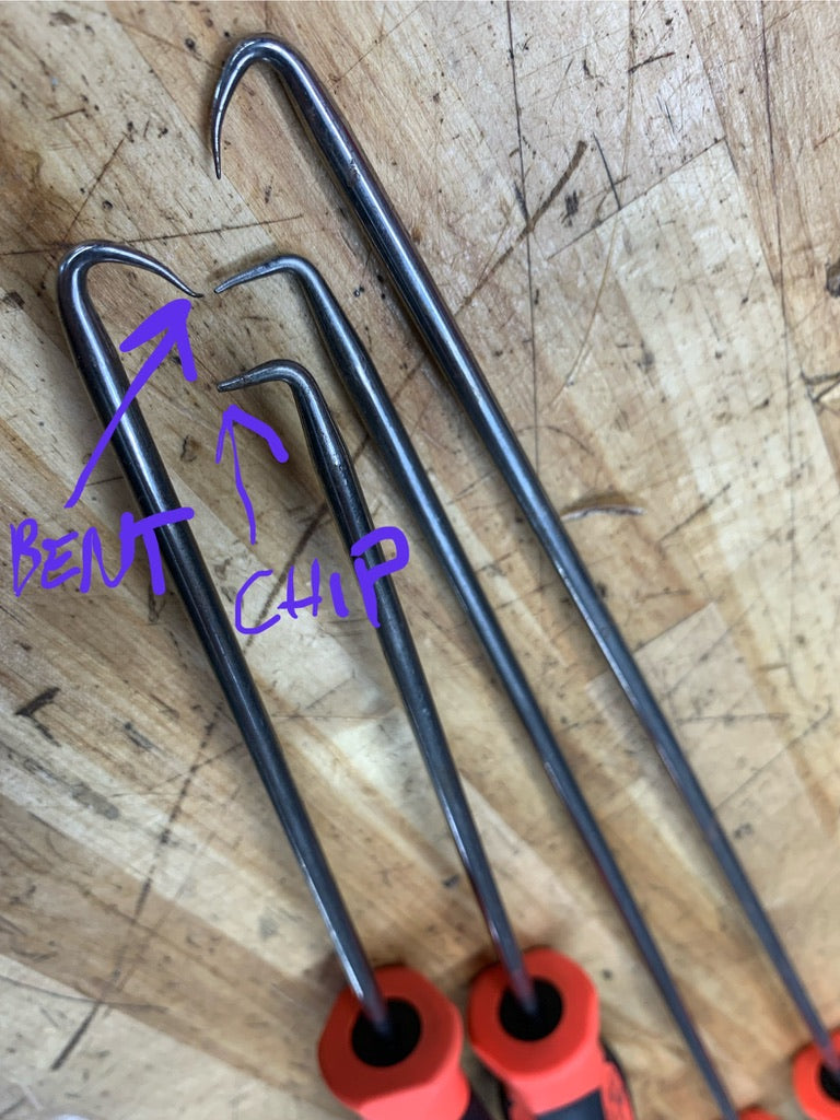 Snap On Full Size Pick Set USA SGLASH1204BO