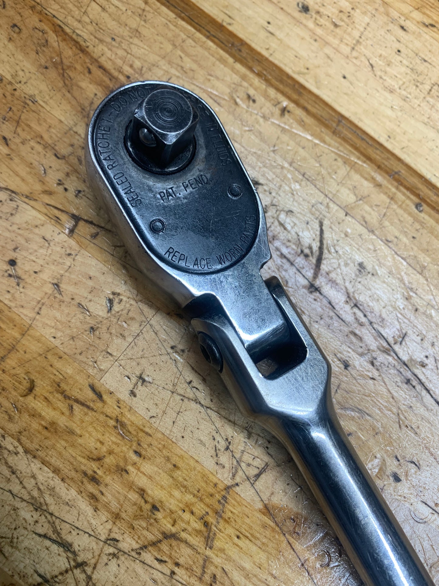 Snap On 1/2” Long Ratchet Soft Grip USA SHLF80A