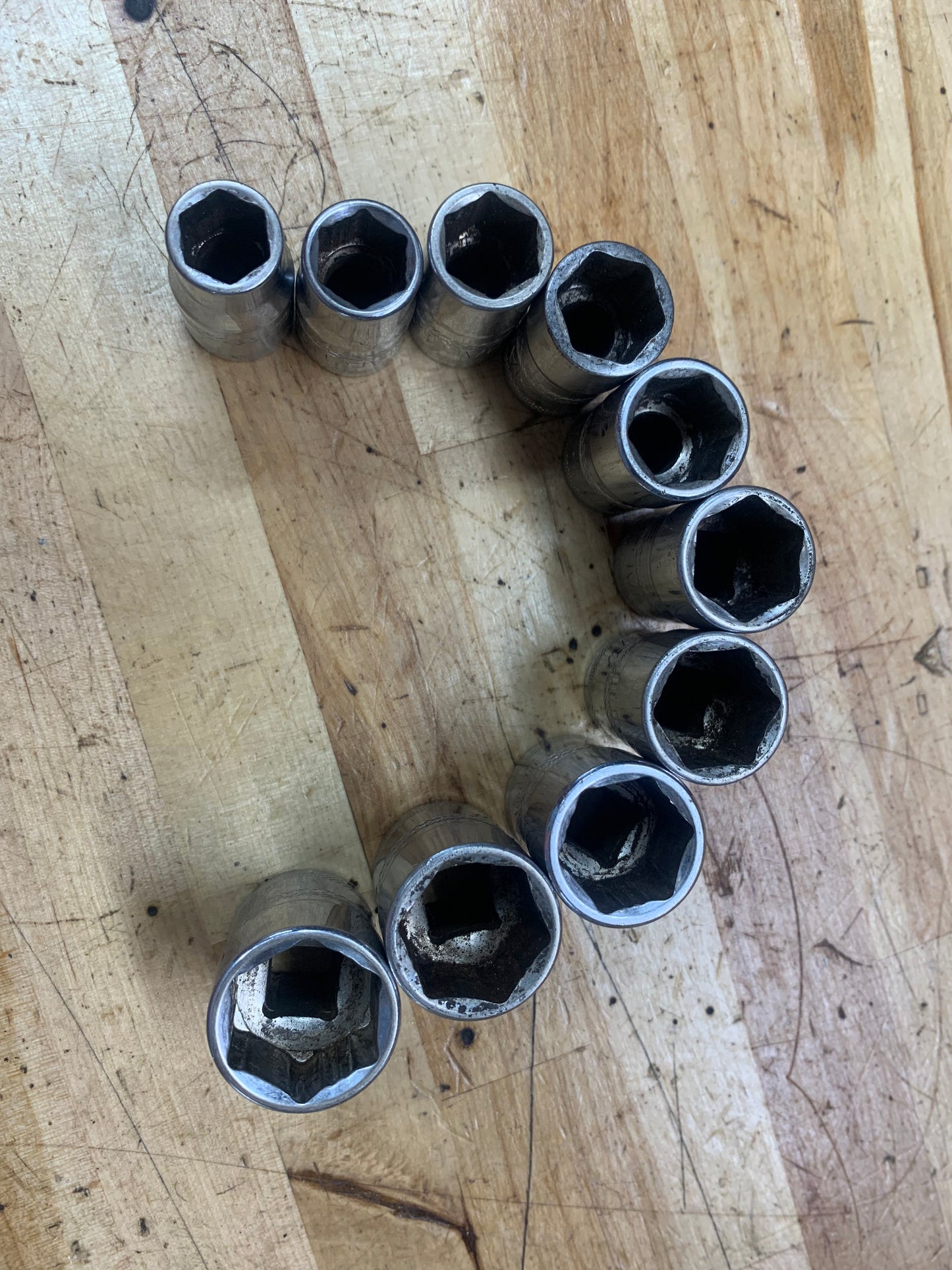 Mac Tools 3/8 Metric Shallow Socket Set 10pc  6pt