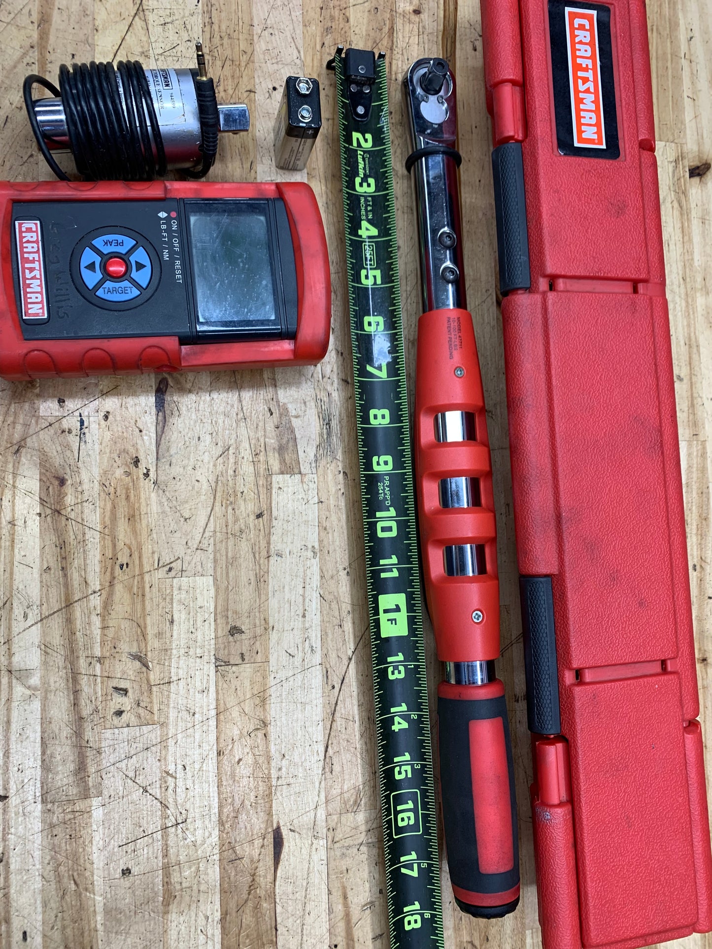 Craftsman 1/2” Drive Electronic Torque Wrench AND Torque Sensor Bundle 44599