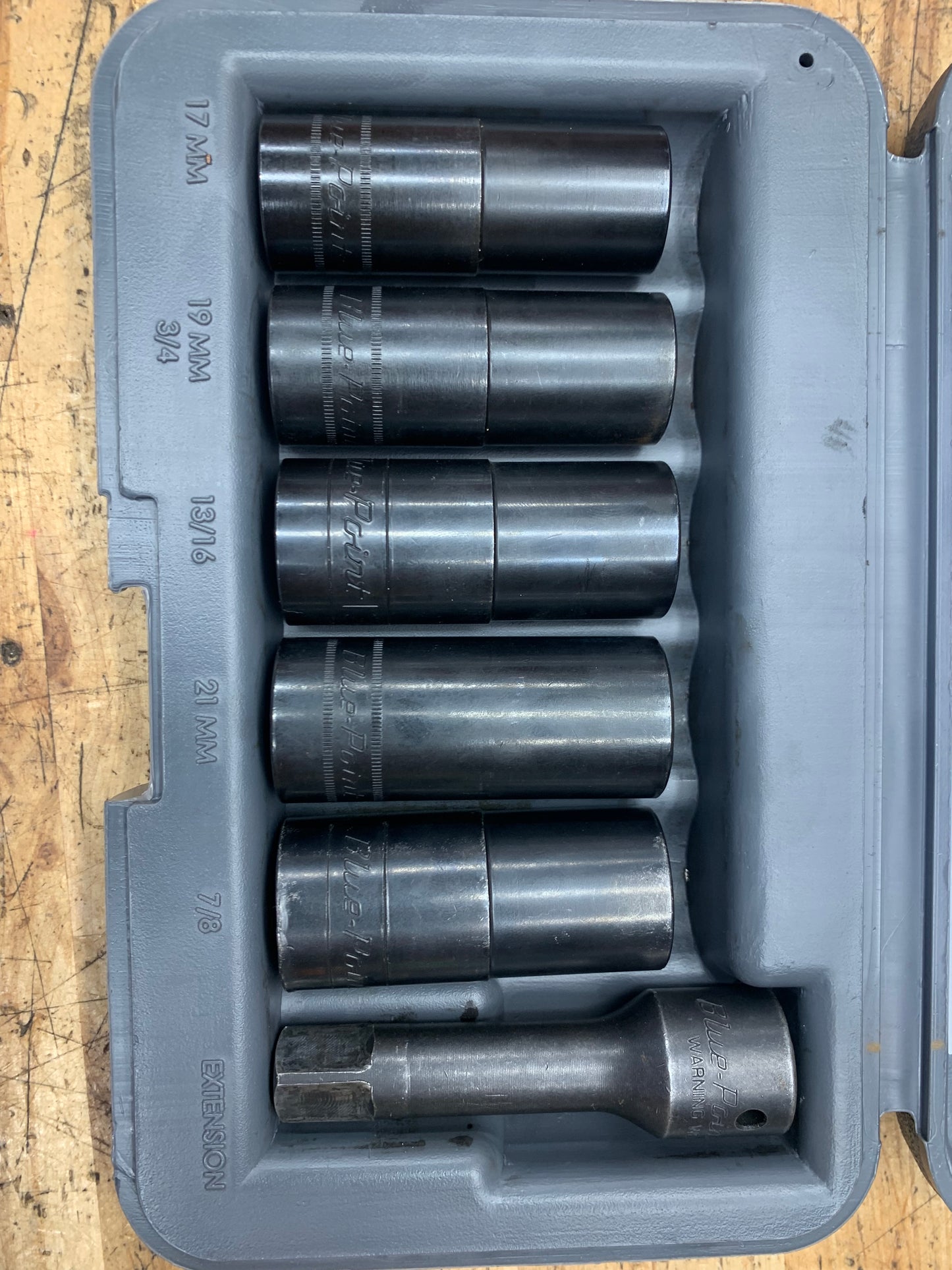 Blue Point Wheel Flip/ Extractor Socket Set 6pc USA LSR1500