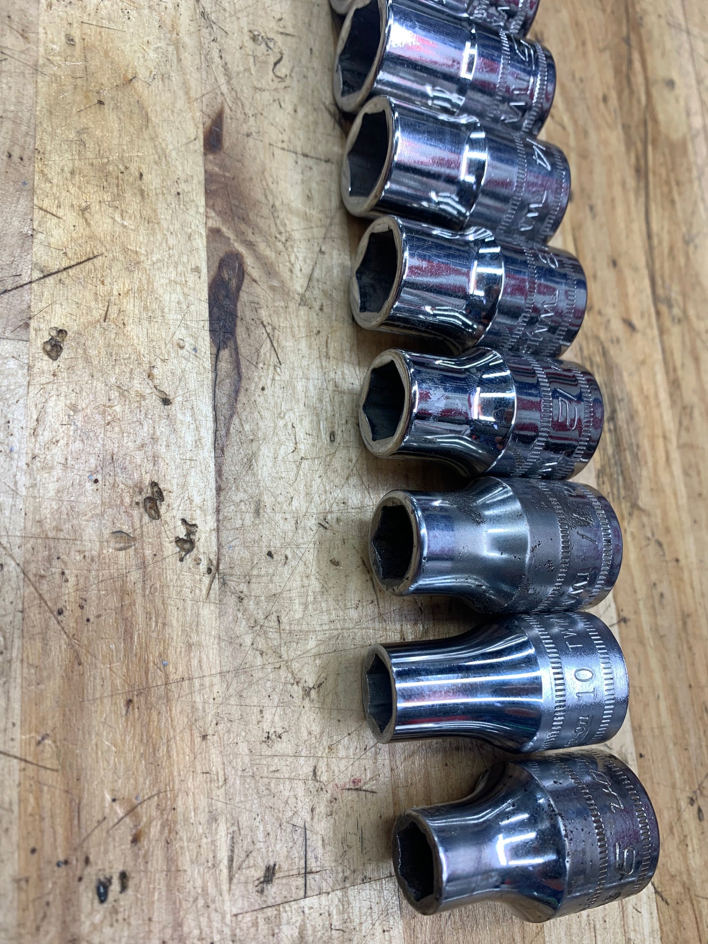 Snap On 1/2" Metric Shallow Socket Set 18pc