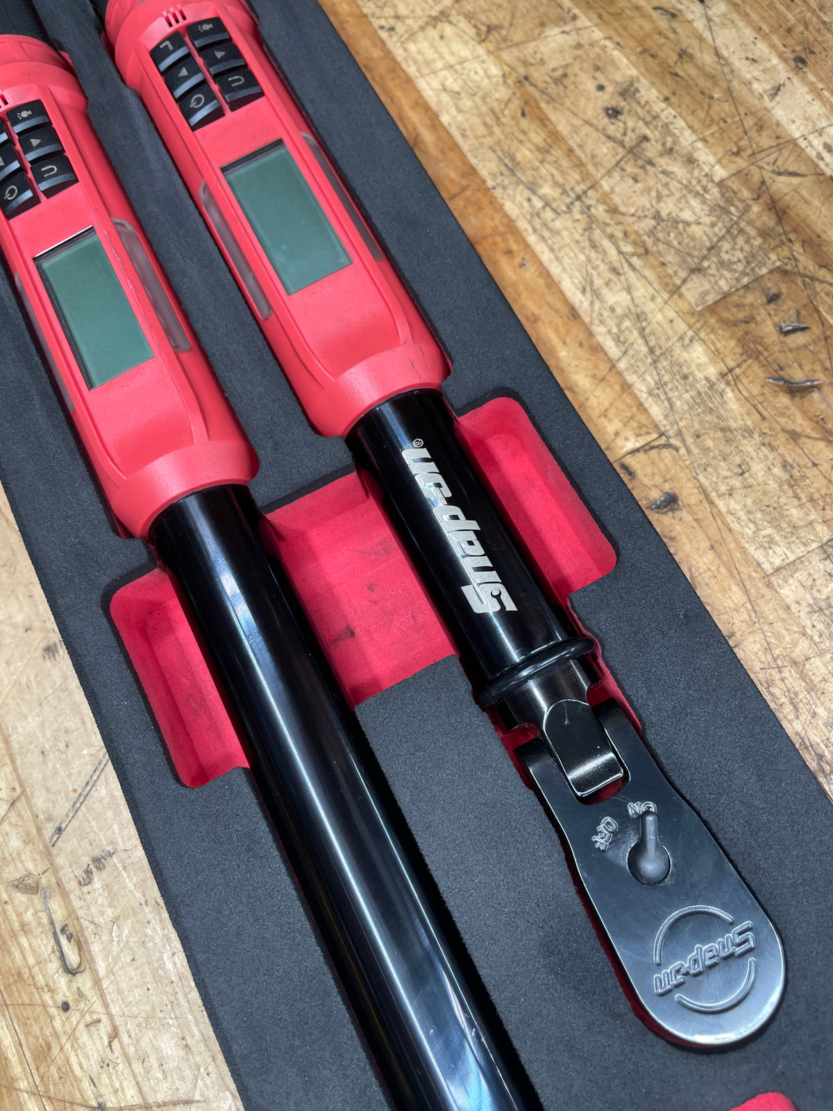 Snap On Techangle 1/2” & 3/8” Torque Wrench Foam Set USA
