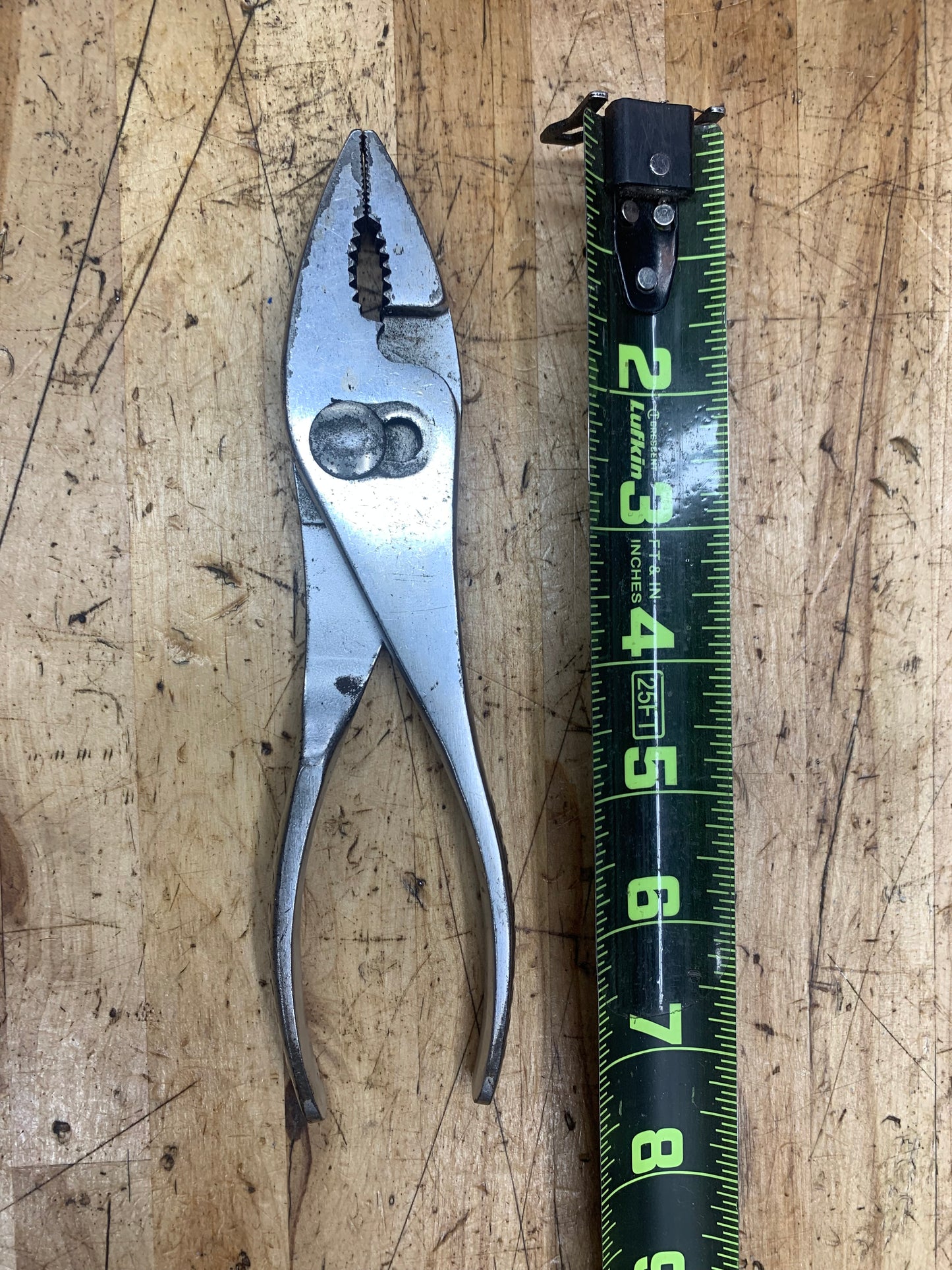 Snap On Vintage Vacuum Grip Slip Joint Pliers USA 47