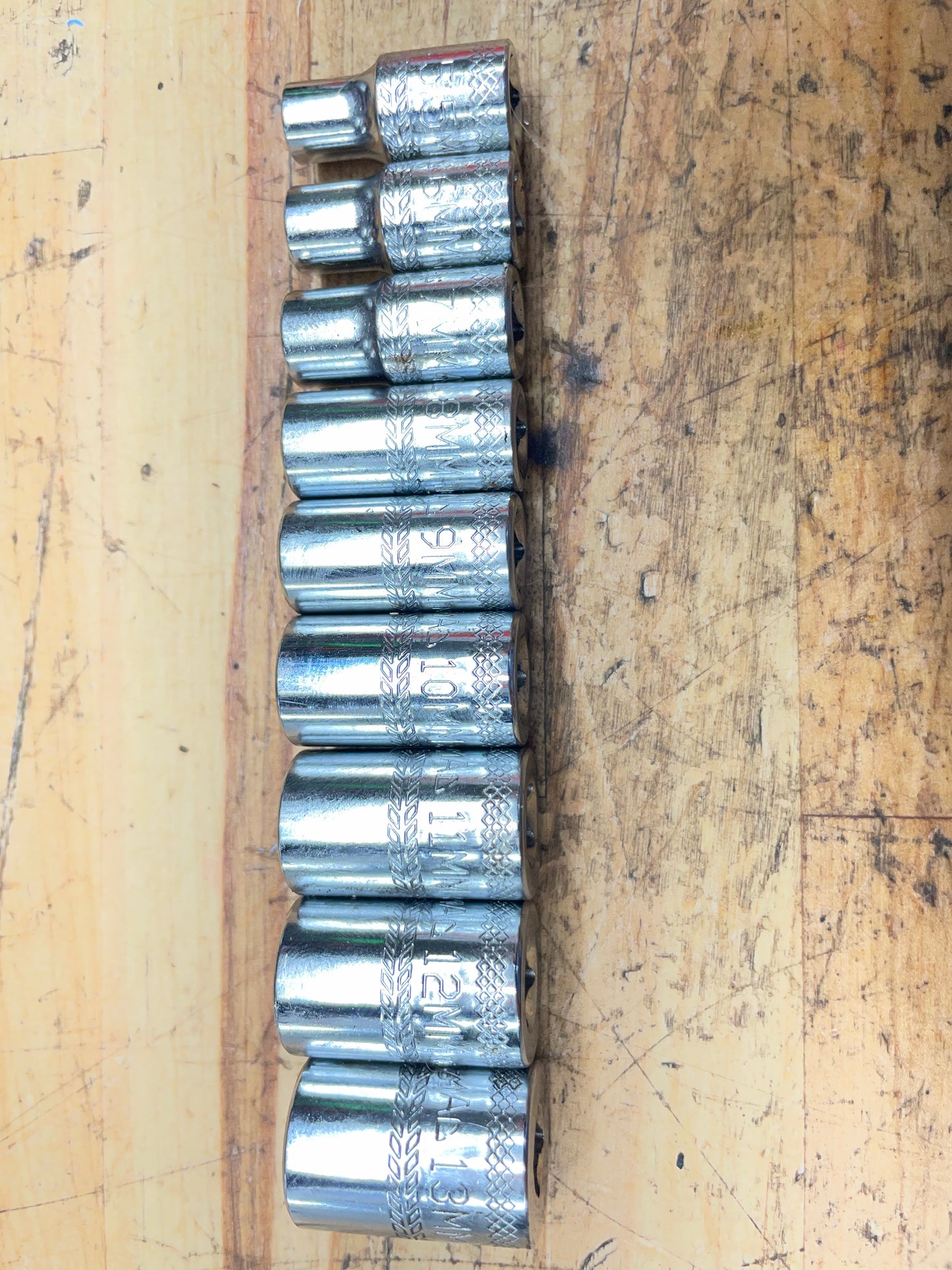 Mac 1/4” Metric Shallow Socket Set 5.5-13mm 9pc