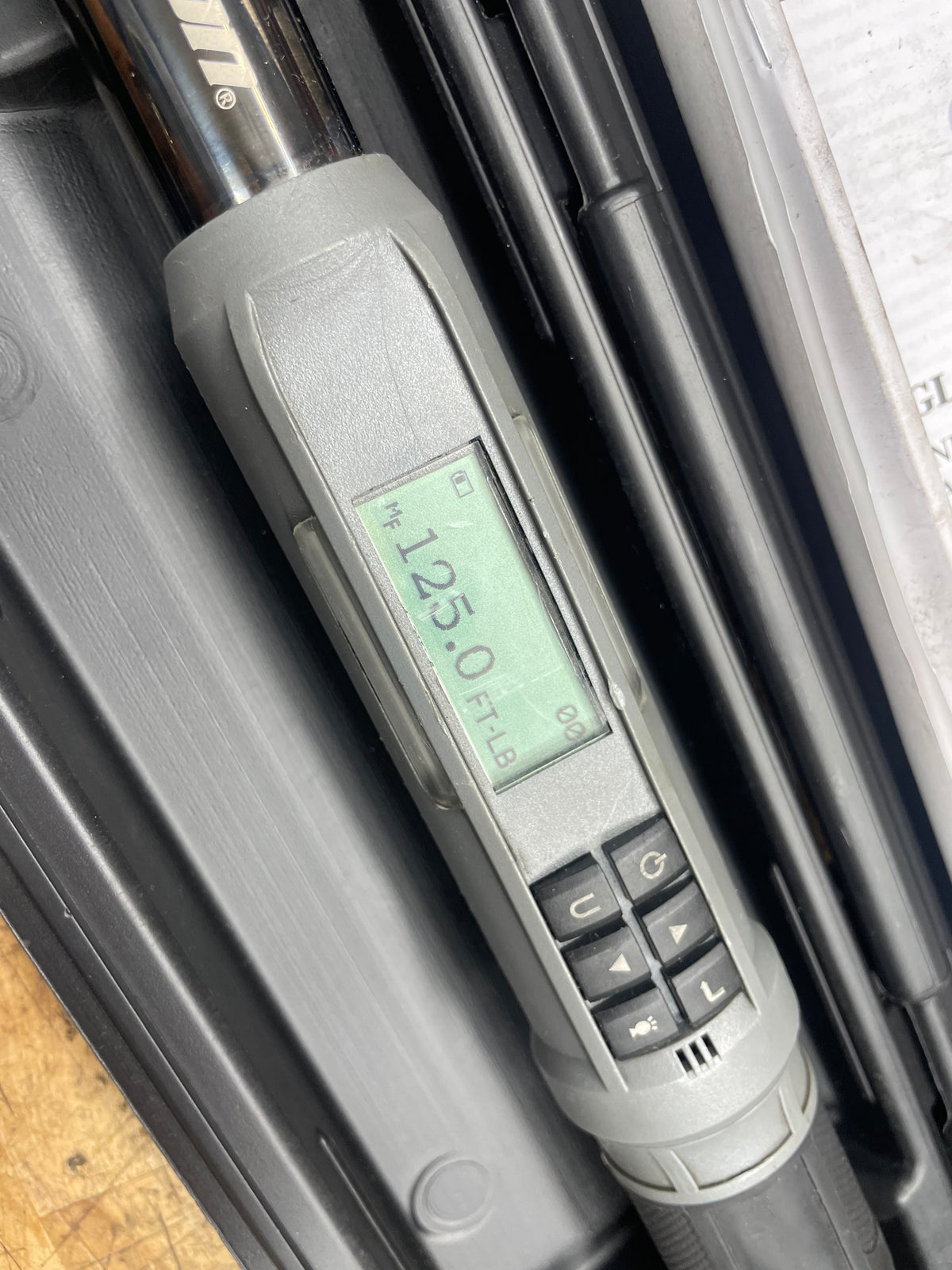 Snap On 3/8” Techangle 5-125 Ft.Lb. Digital Torque Wrench ATECH2F125VK