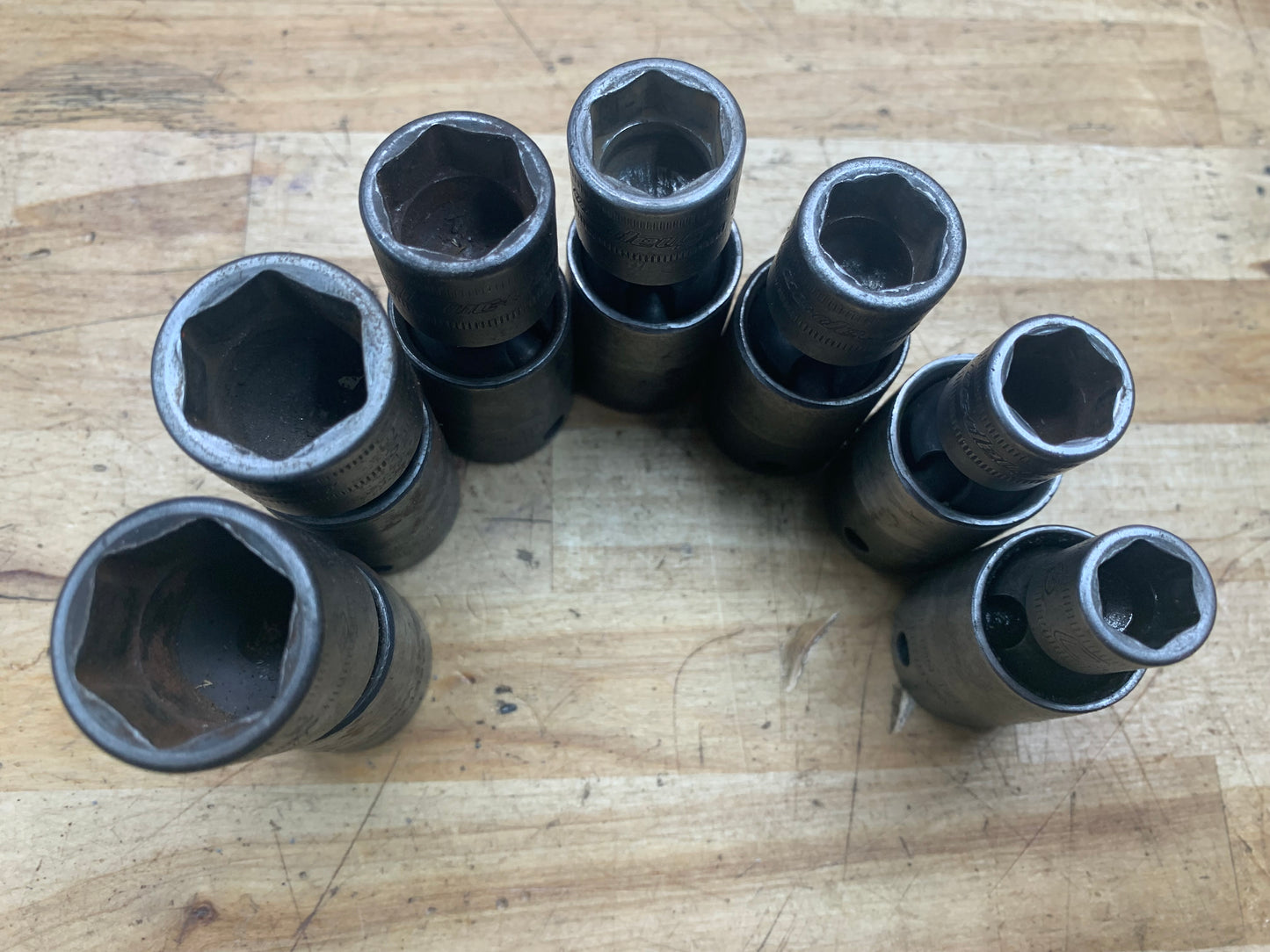 Blue Power by Cornwell SAE Impact swivel socket set 3/8” CBPIU2