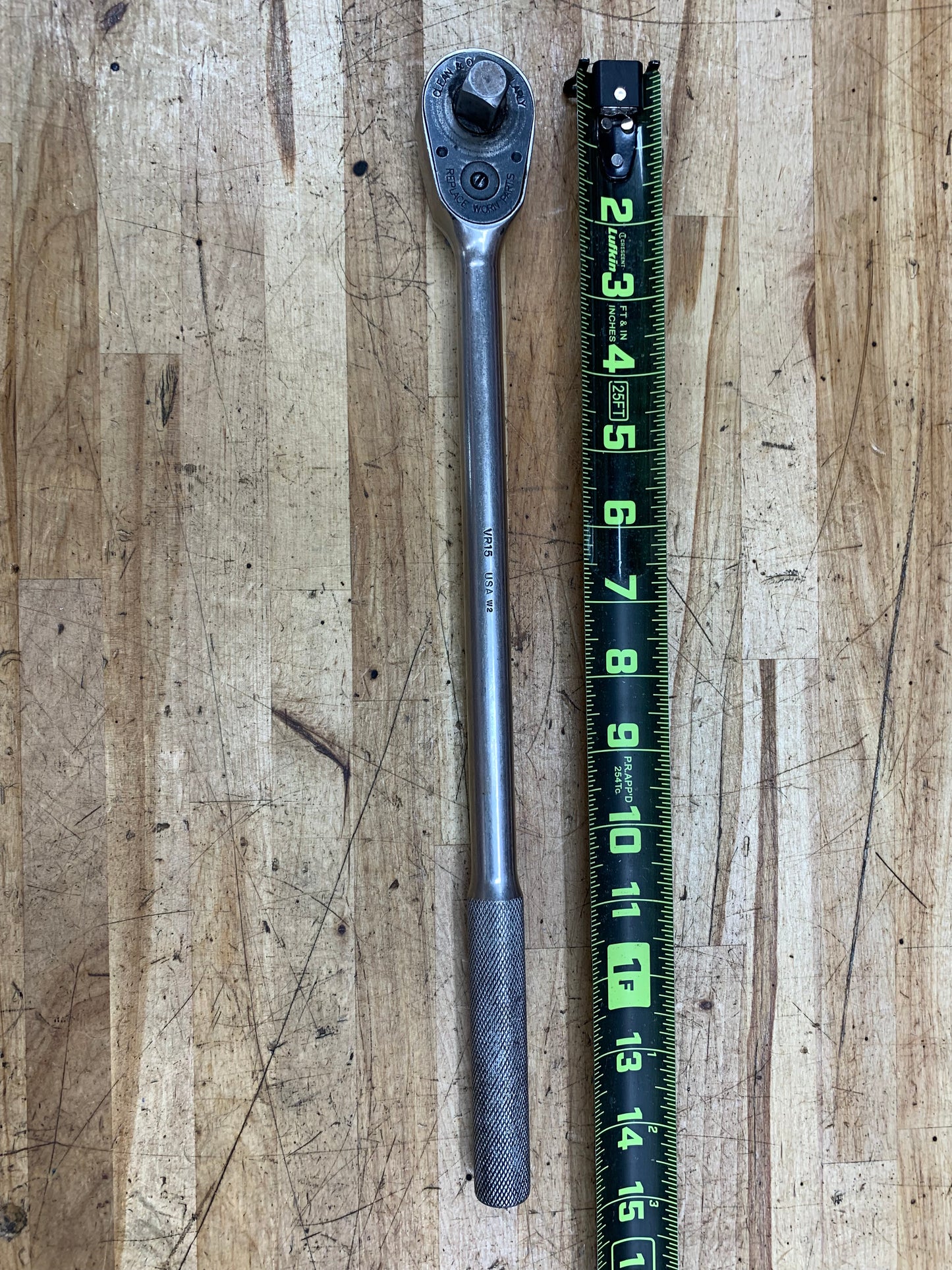 Mac Tools 1/2" Long Ratchet VR15 USA