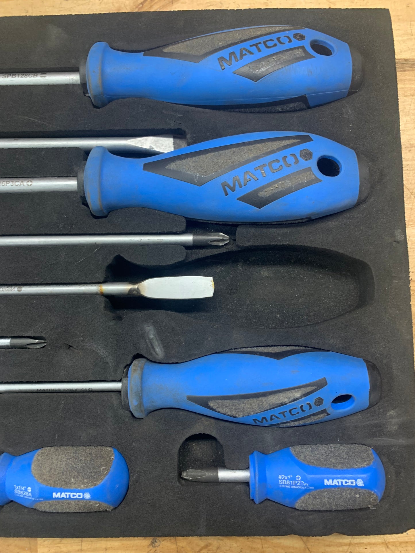 Matco 10pc screwdriver set READ SSPCB10C