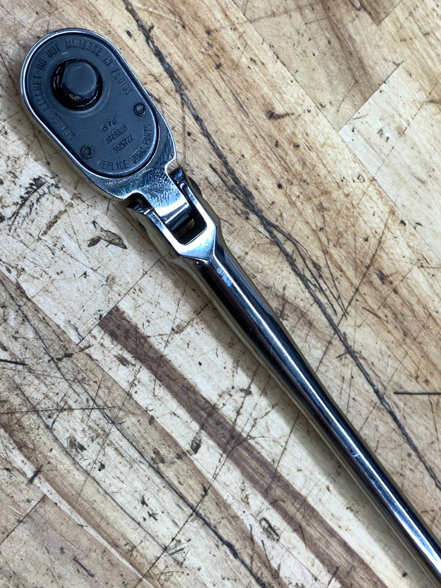 Snap On 1/4" Long Flex Head Ratchet USA THLLF72