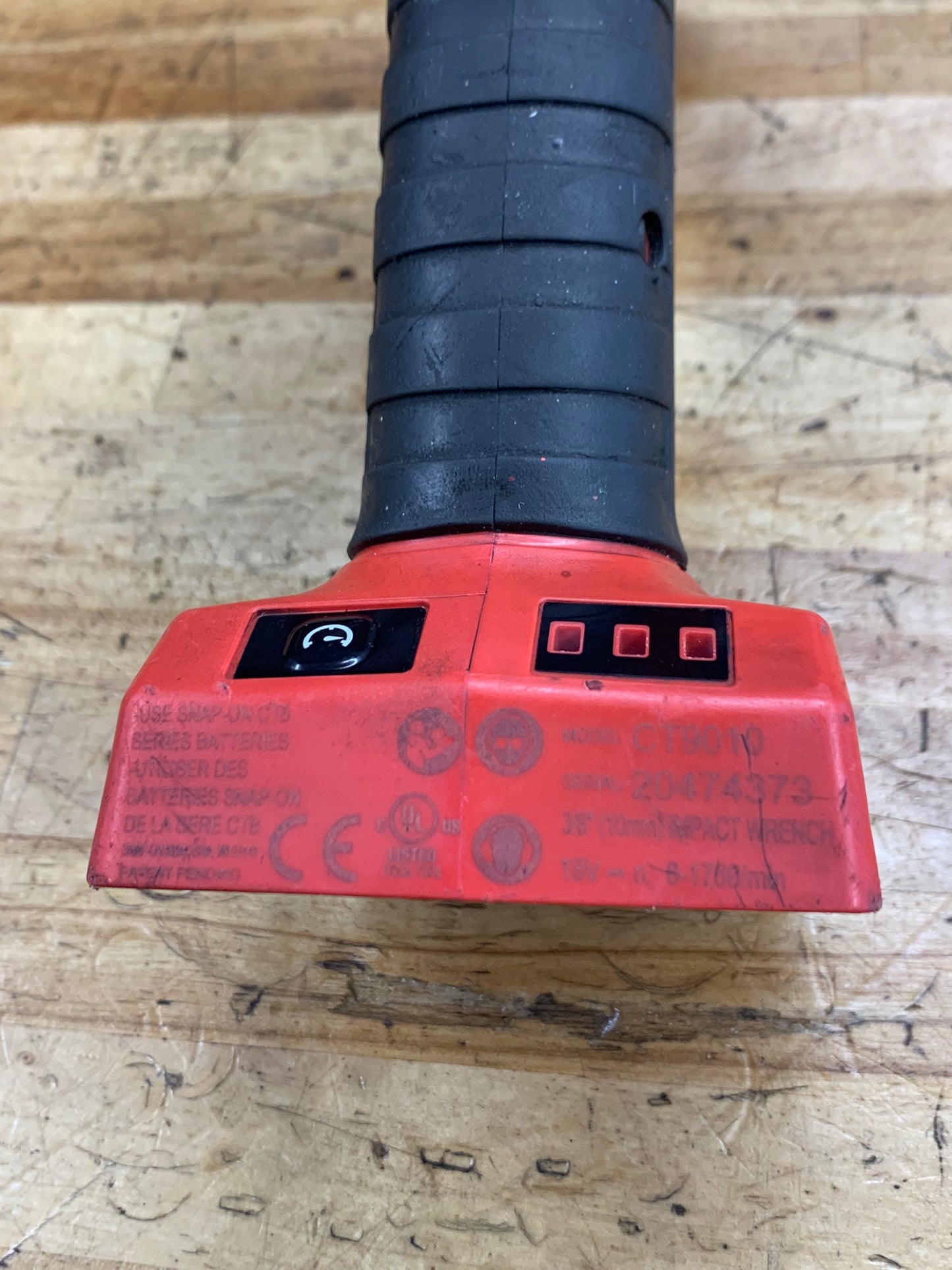 Snap On 18v 3/8” Impact Wrench CT9010