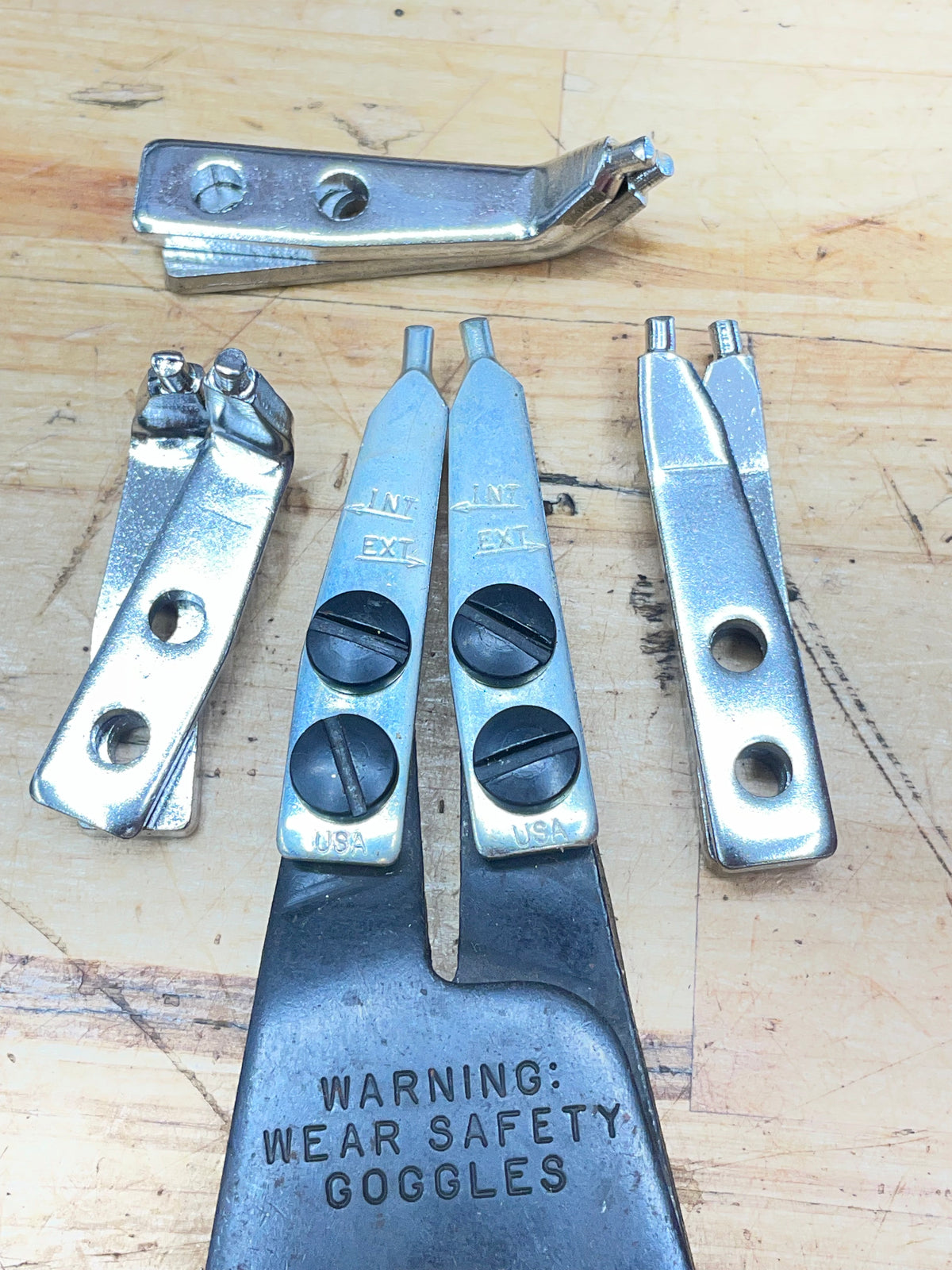 OTC Large Interchangeable Tip Snap Ring Pliers USA 7295
