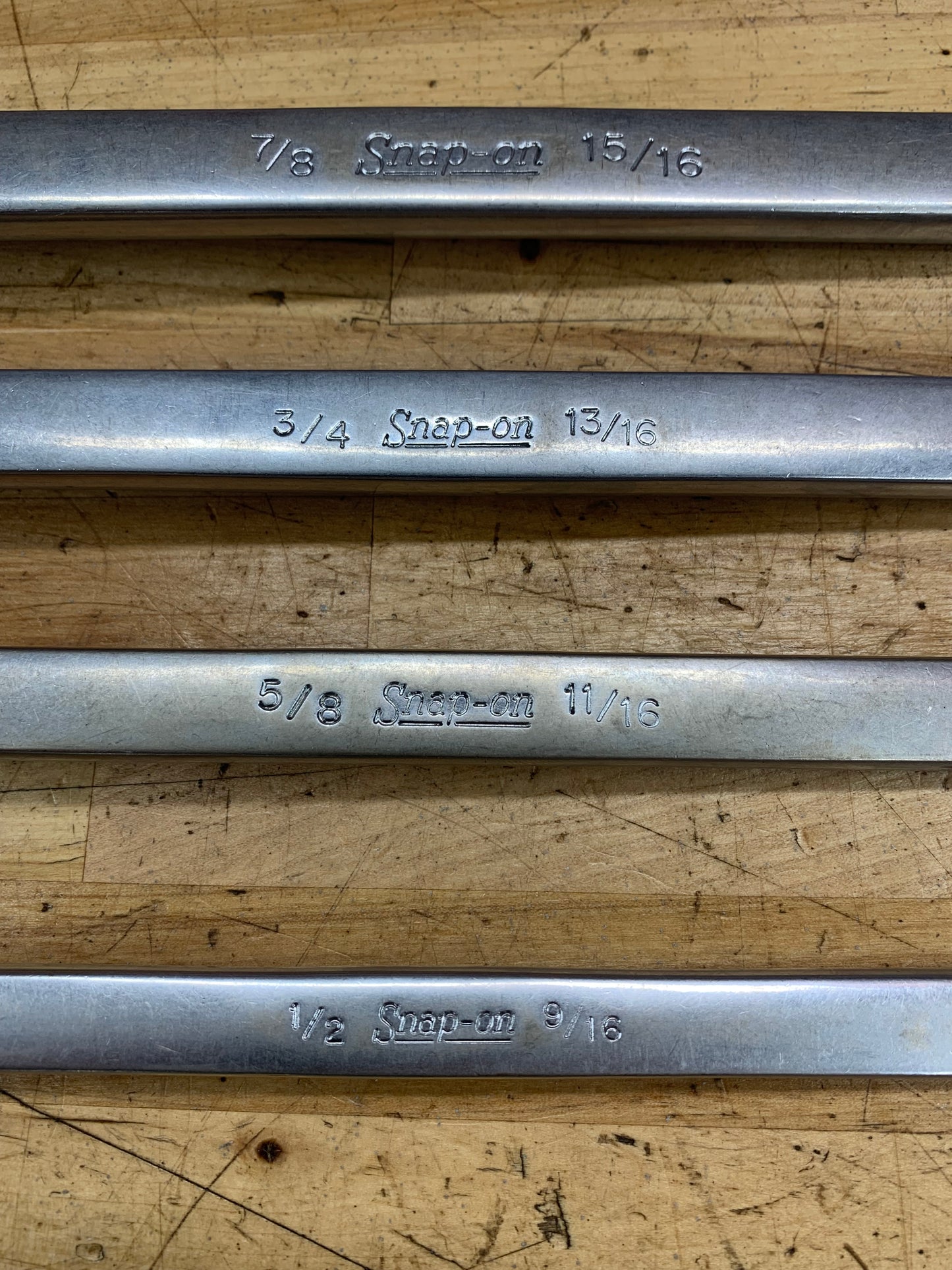 Snap On SAE Offset Box Wrench set 4pc