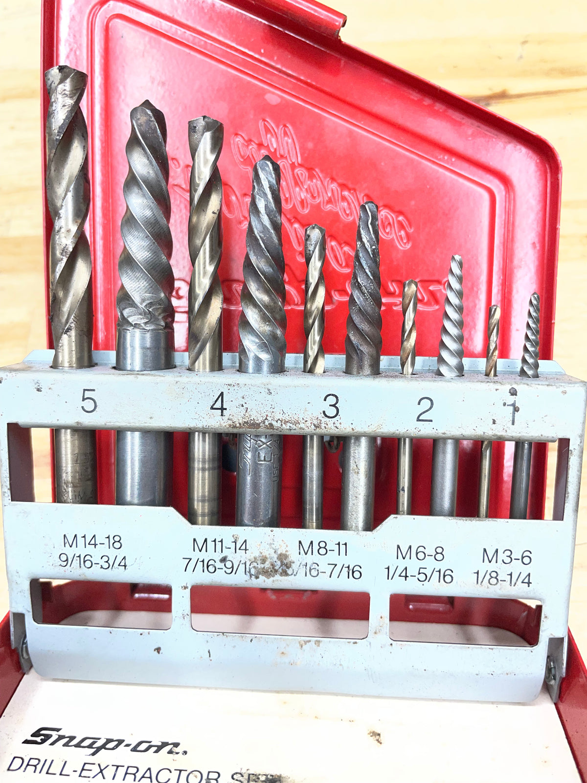 Snap On Broken Bolt Extractor Set USA DEX10