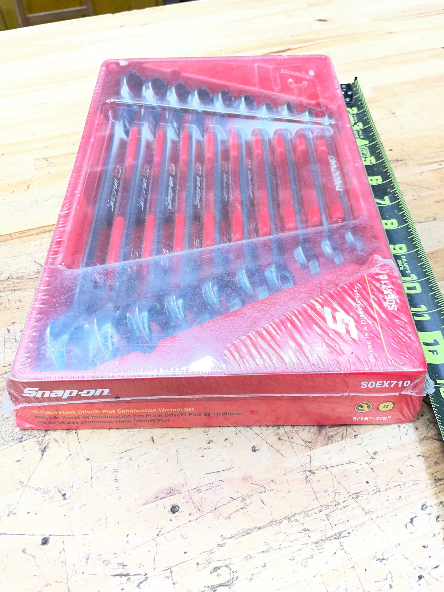 Snap On SAE FD+ Combo Wrench Set 5/16”-7/8” NIB USA  SOEX710
