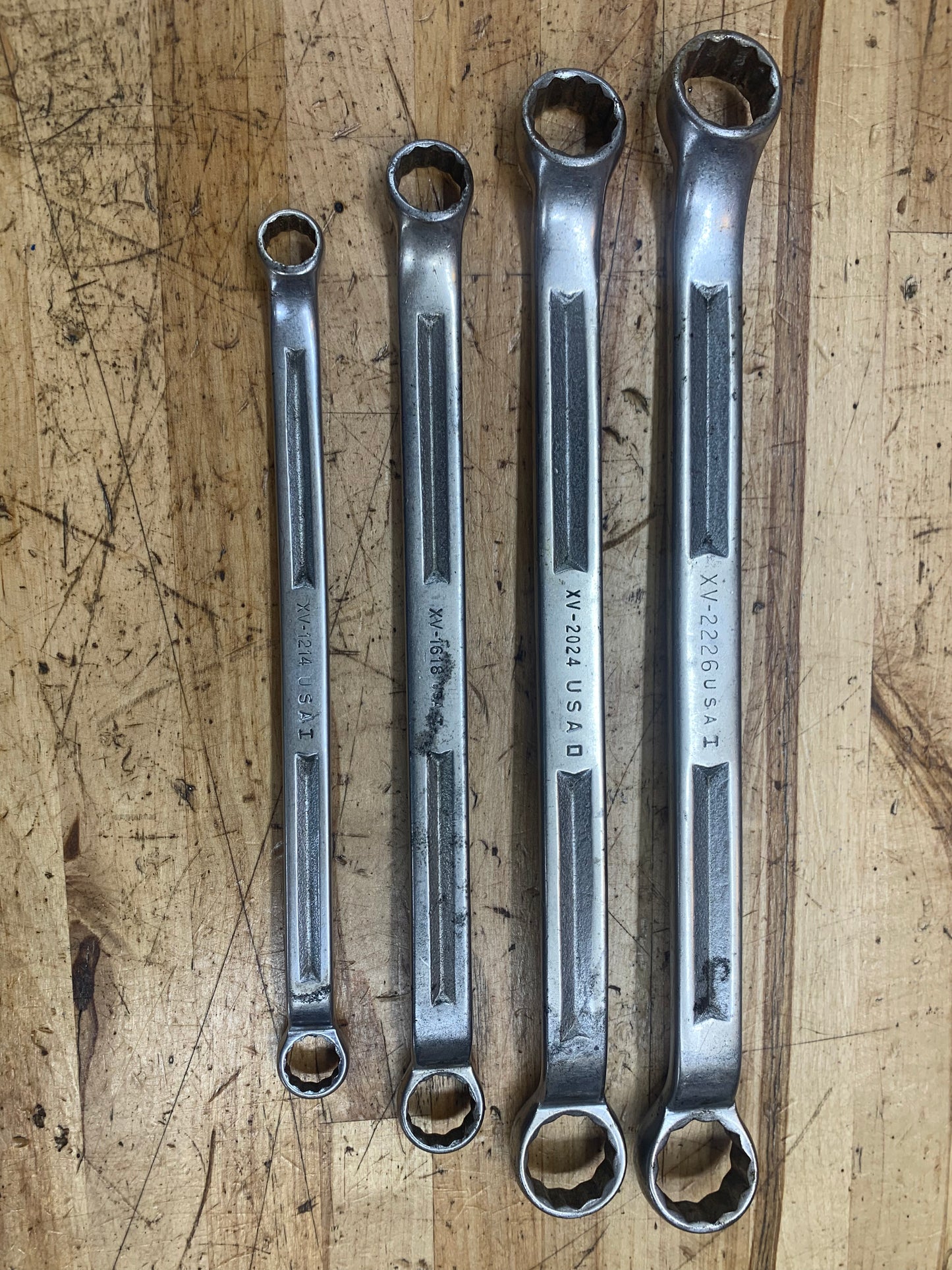 Snap On SAE Offset Box Wrench Set Vintage 4pc USA