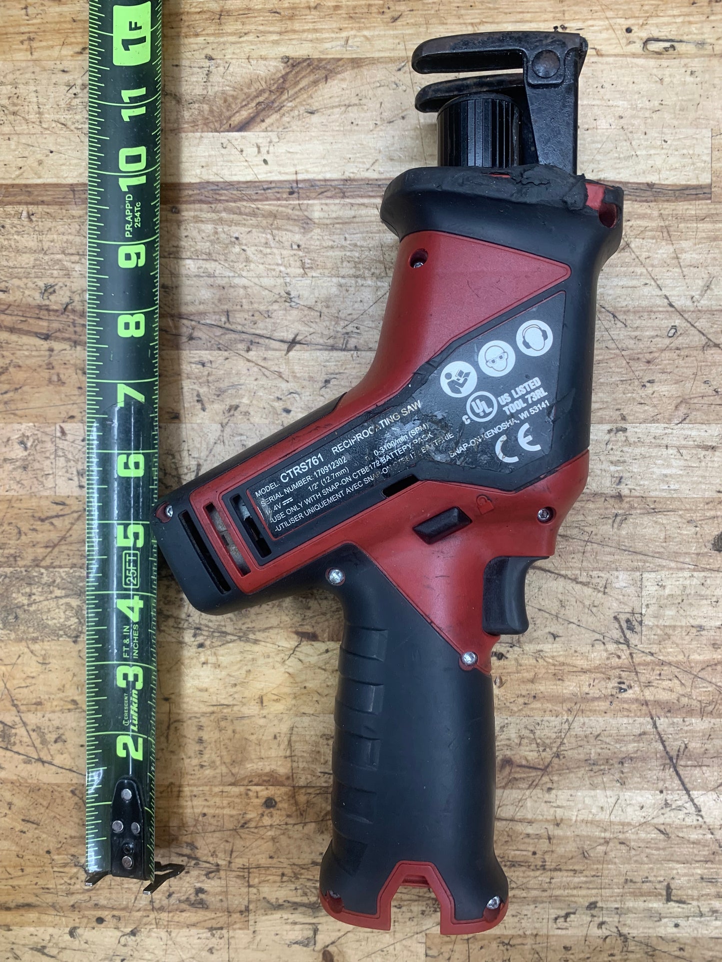 Snap On 14v Reciprocating Saw CTRS761