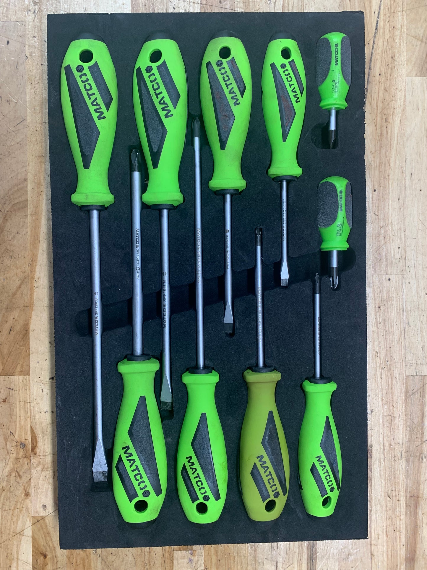 Matco 10pc screwdriver set SSPCB10C