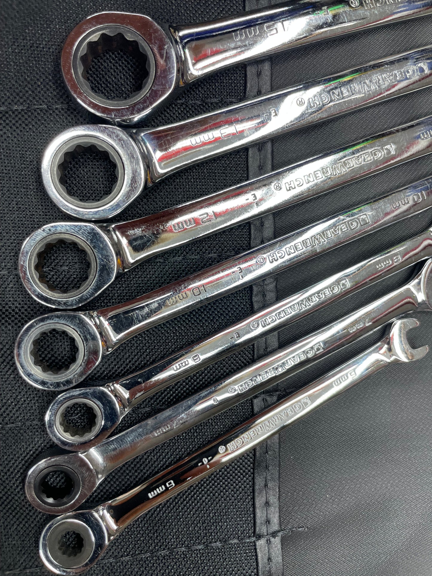 Gearwrench Metric Ratcheting Combo Wrench Set 7pc 6-15mm BRAND NEW