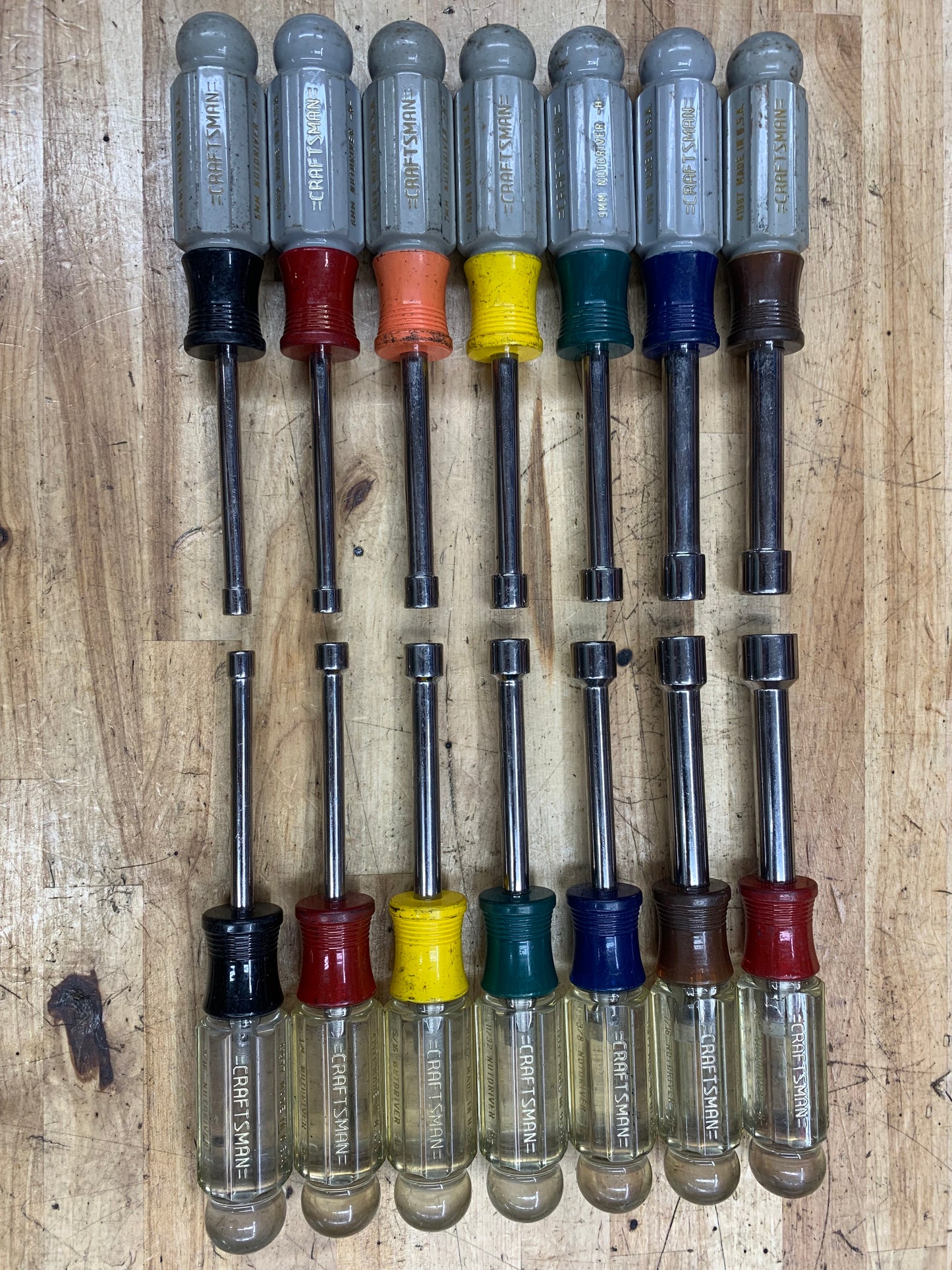 Craftsman 14pc Master Nut Driver Set SAE & Metric USA