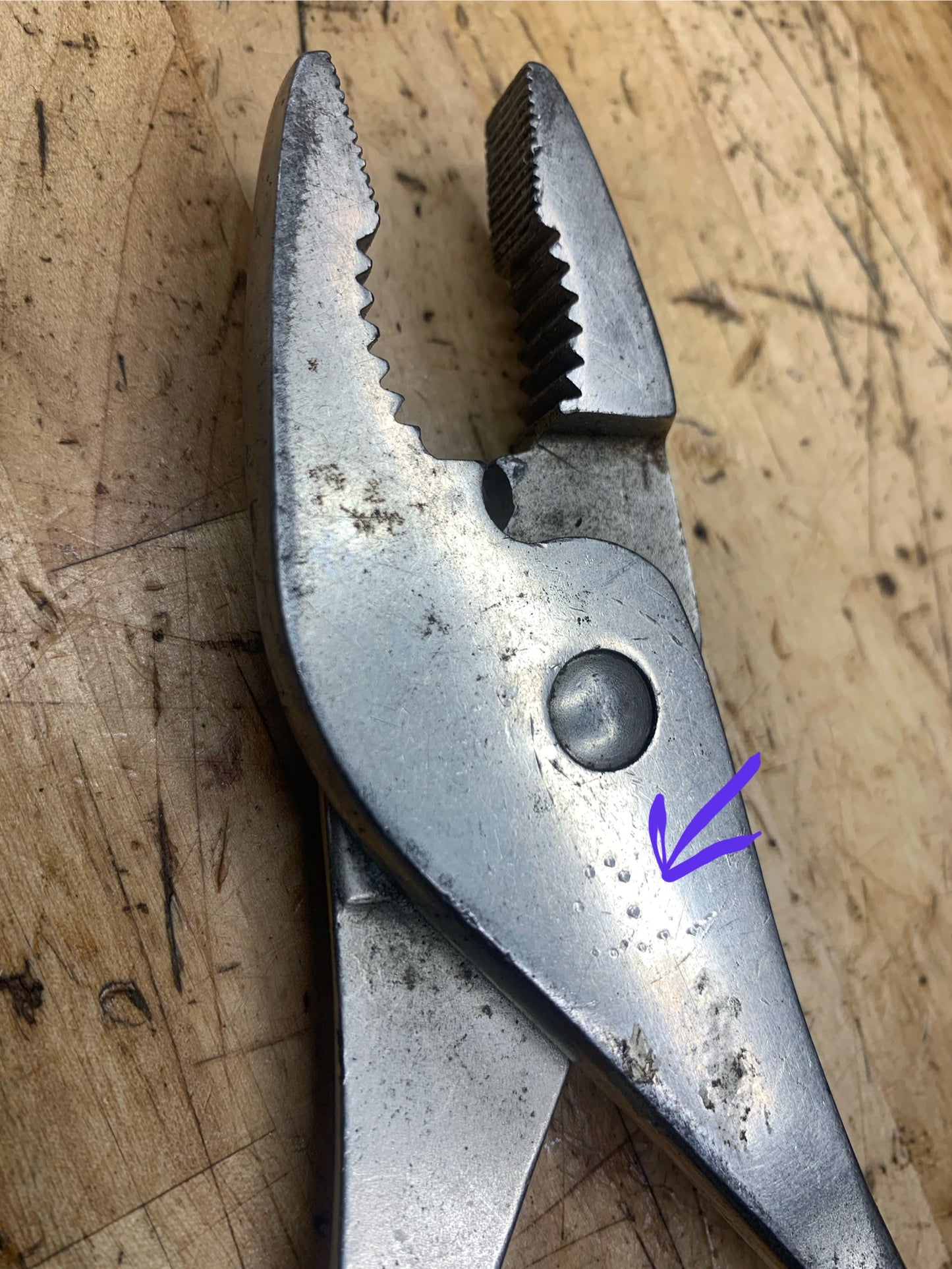 Snap On Vintage Vacuum Grip Slip Joint Pliers USA 47