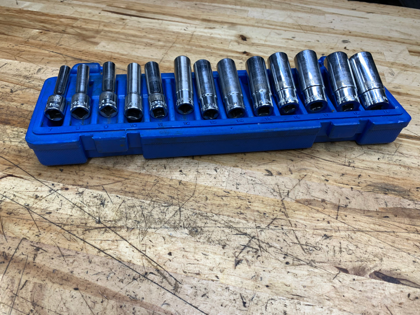 Blue Power by Cornwell 3/8” Metric Deep Socket Set CBP2LM